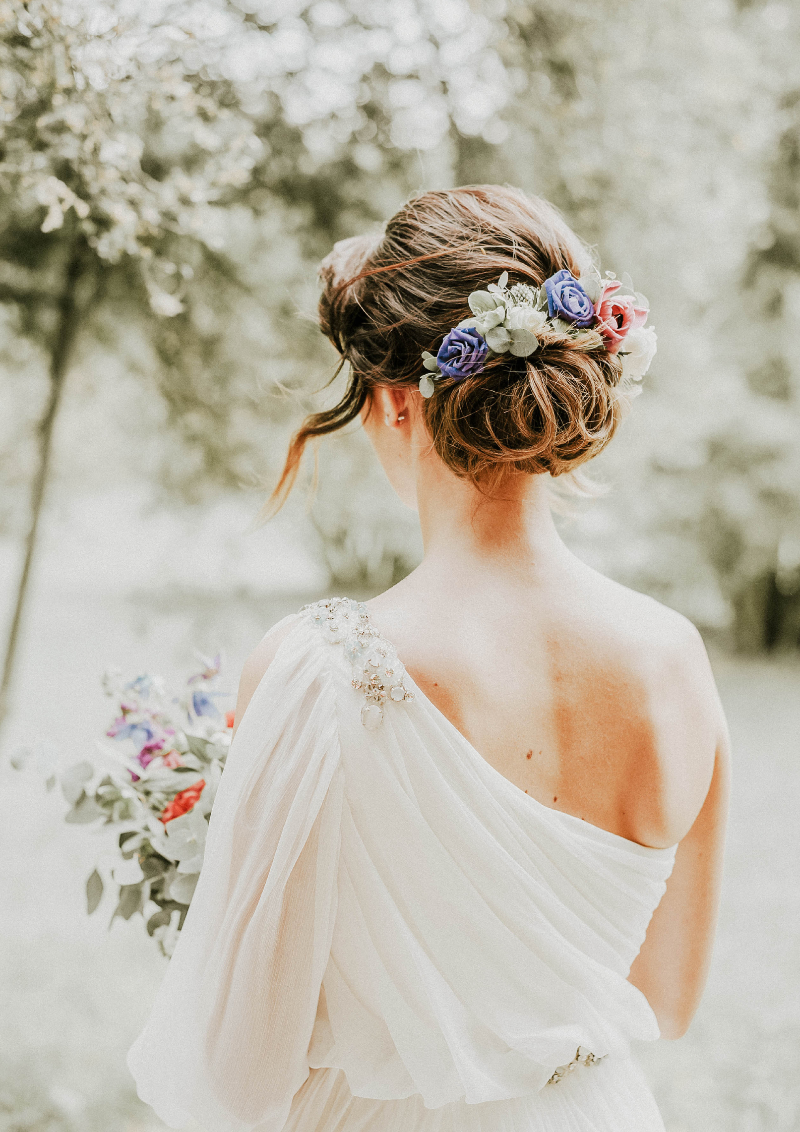 Svatební účes drdol