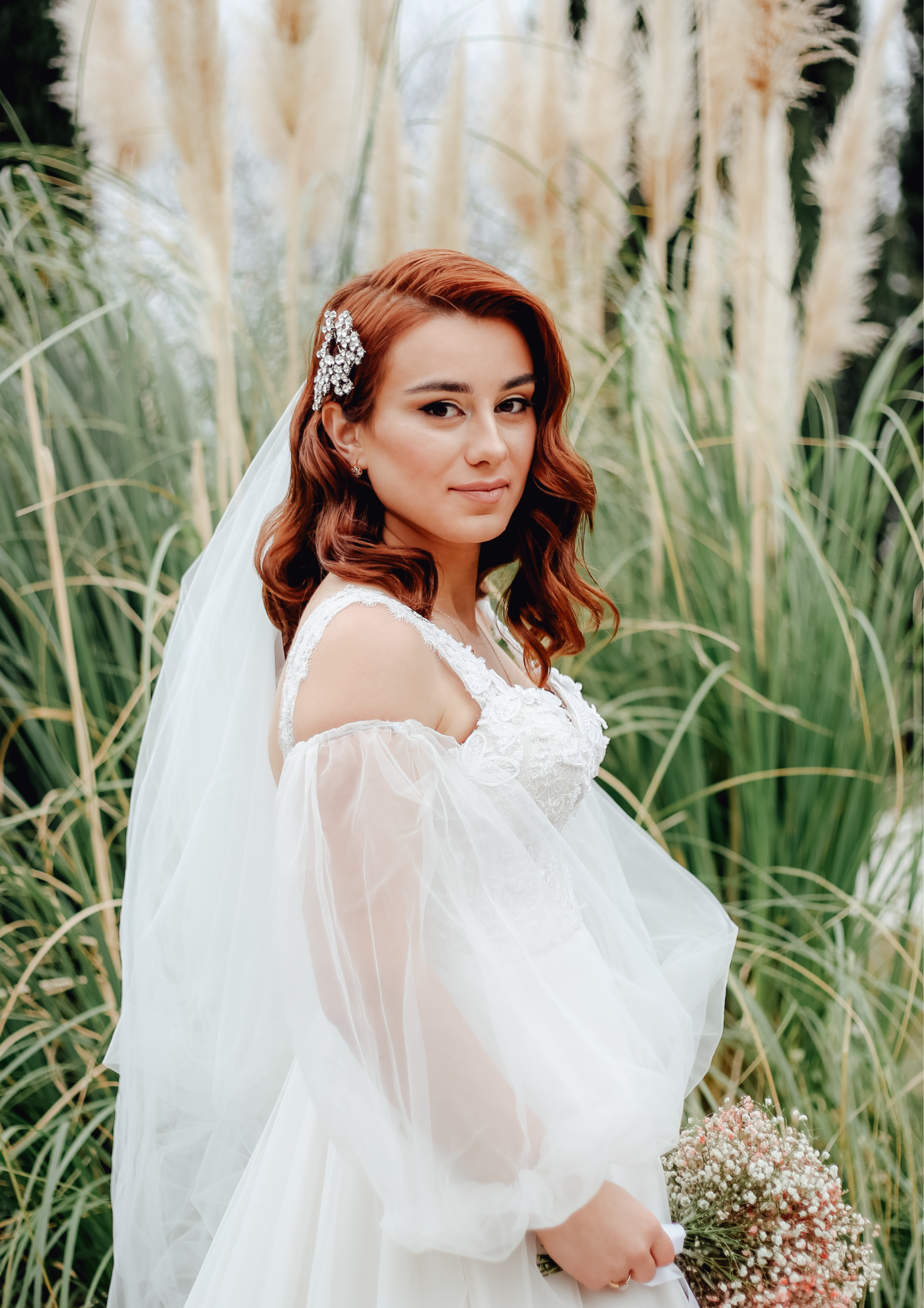 Svatební účes a líčení