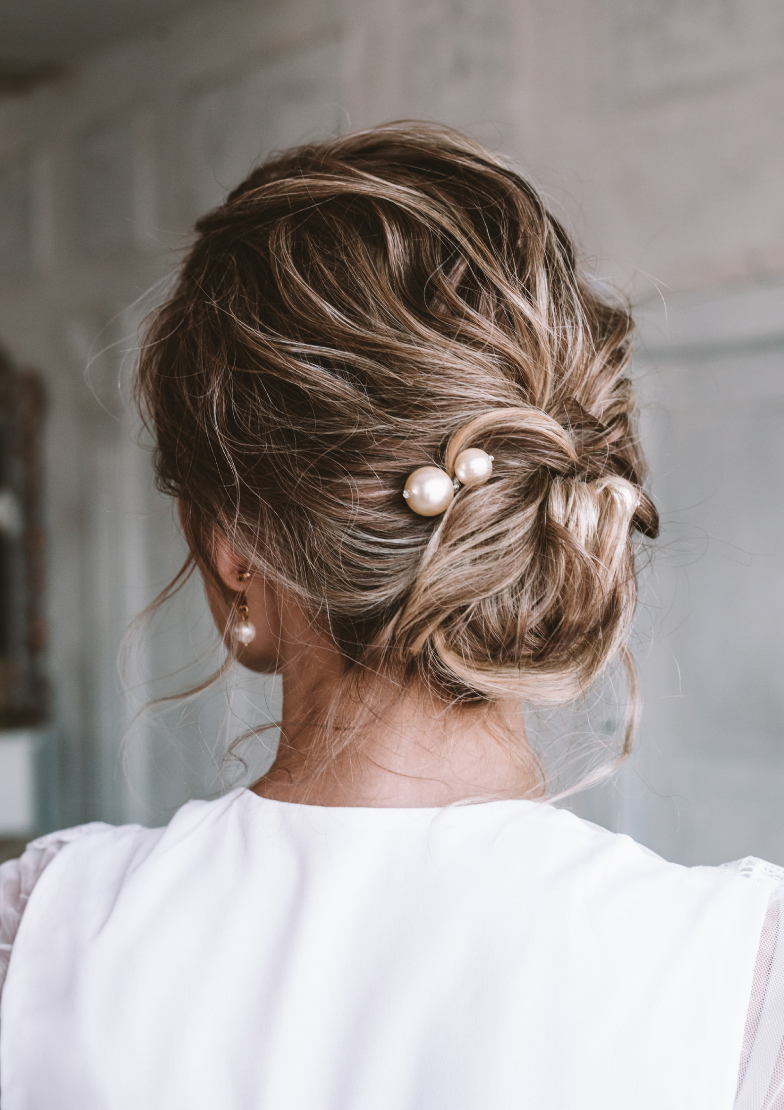 Svatební účes z krátkých vlasů