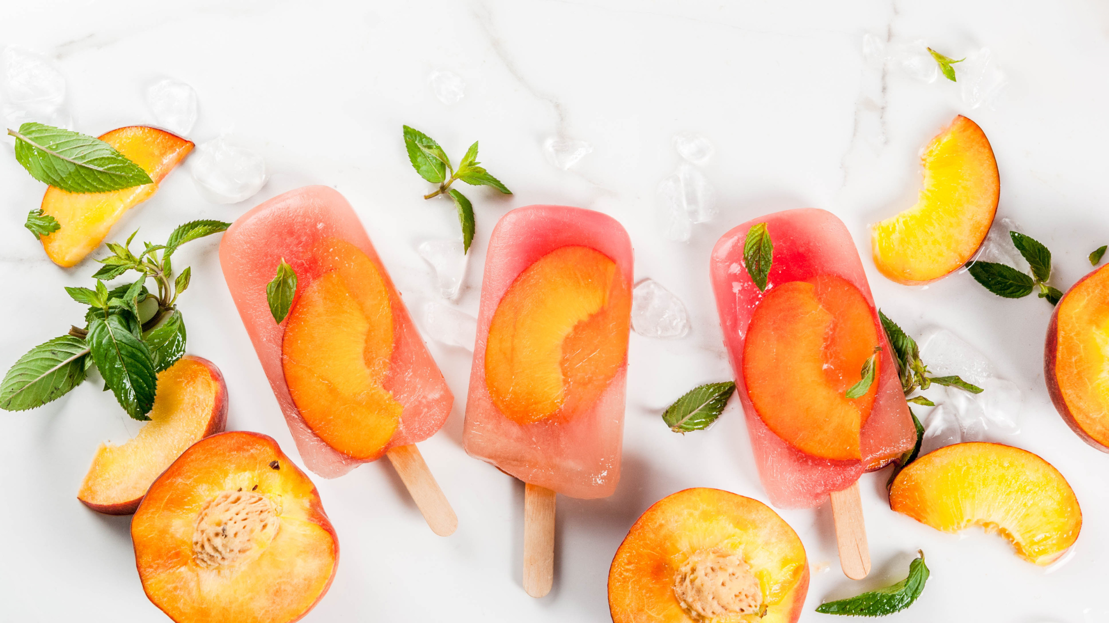 Obrázek: Domácí nanuk z broskví