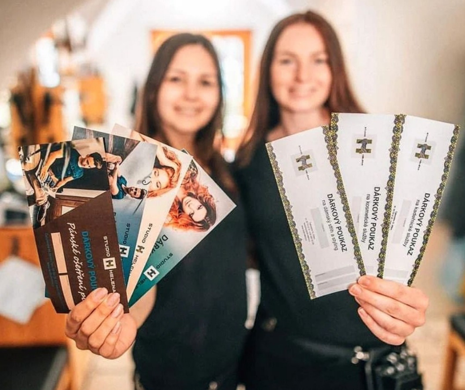Obrázek:Tipy na dárky - voucher na masáže, kosmetiku, kadeřnictví